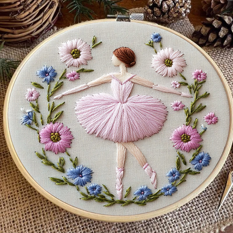 Rubbyoo Embroidery Kit - Ballet Blooms | Diy Kit For Women  Starter kit - image 6