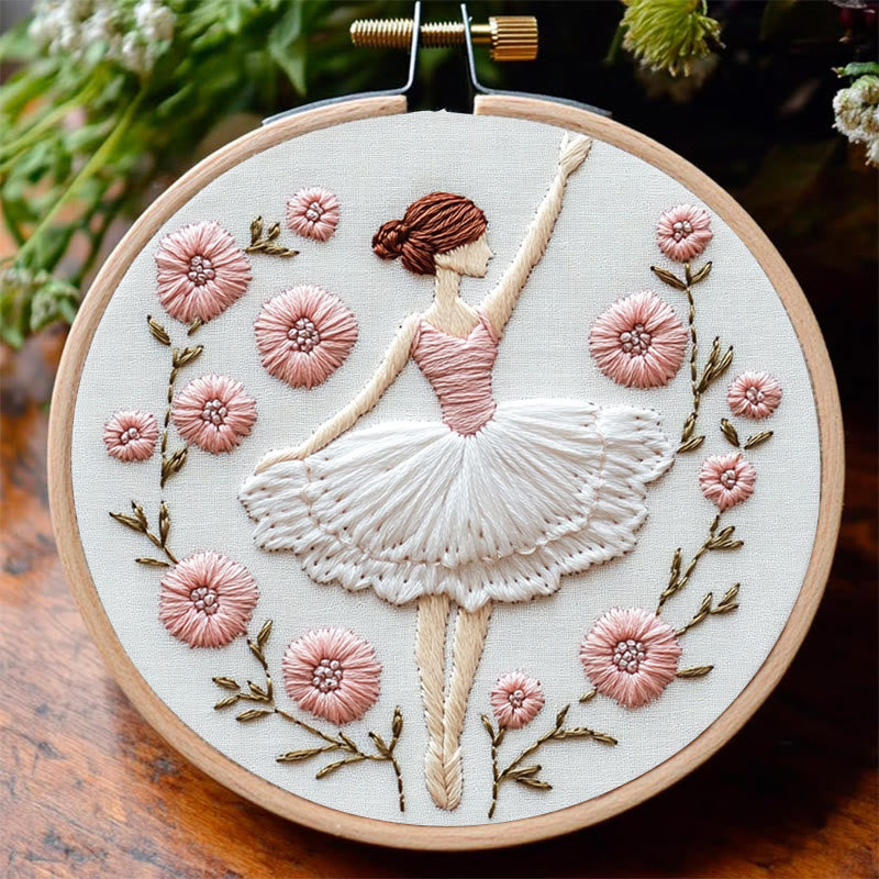Rubbyoo Embroidery Kit - Graceful Blooms | Diy Kit For Women Hand Stitch - image 3