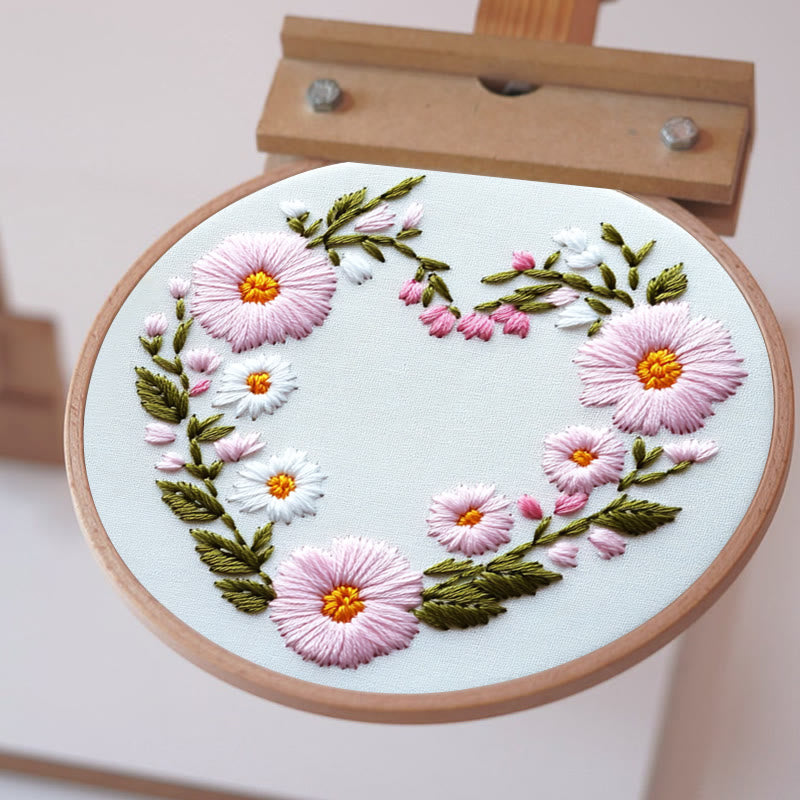 Rubbyoo Embroidery Kit - Floral Embrace | Easy Embroidery Kit for Beginners - image 5