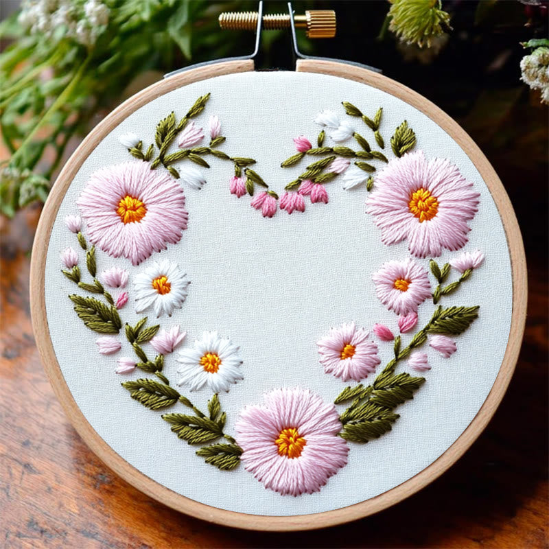 Rubbyoo Embroidery Kit - Floral Embrace | Easy Embroidery Kit for Beginners - image 4
