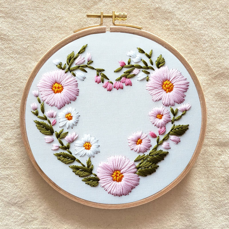 Rubbyoo Embroidery Kit - Floral Embrace | Easy Embroidery Kit for Beginners - image 8