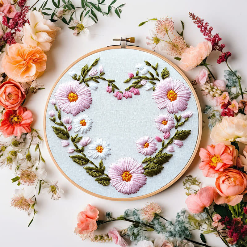 Rubbyoo Embroidery Kit - Floral Embrace | Easy Embroidery Kit for Beginners - image 7