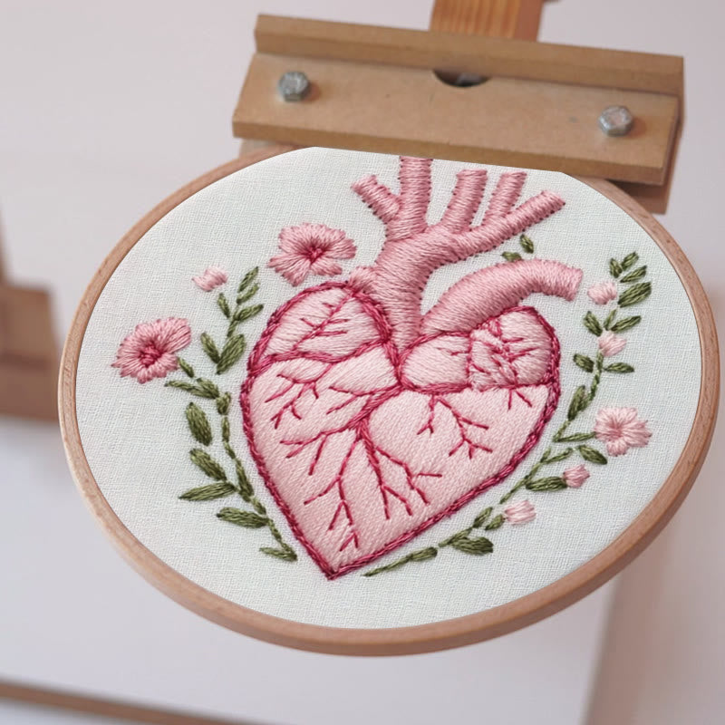 Rubbyoo Embroidery Kit - Heartfelt Bloom | Cozy Crafts Diy Kit For Women - image 6