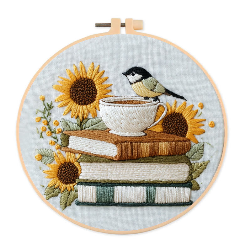 Rubbyoo Embroidery Kit - Sunlit Moments | Cozy Crafts  Wall Decor - 20*20cm - image 0