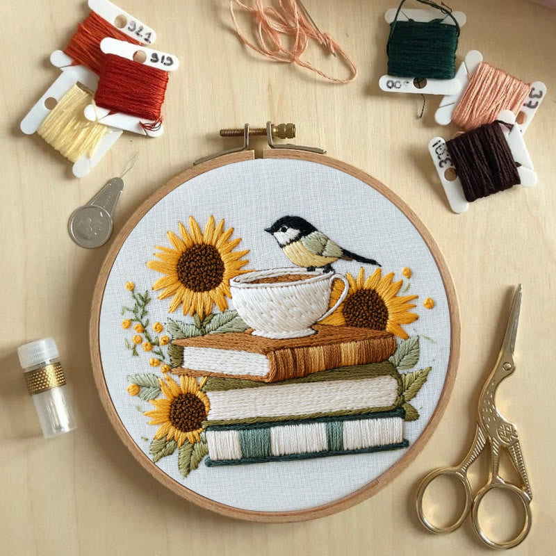 Rubbyoo Embroidery Kit - Sunlit Moments | Cozy Crafts  Wall Decor - image 4