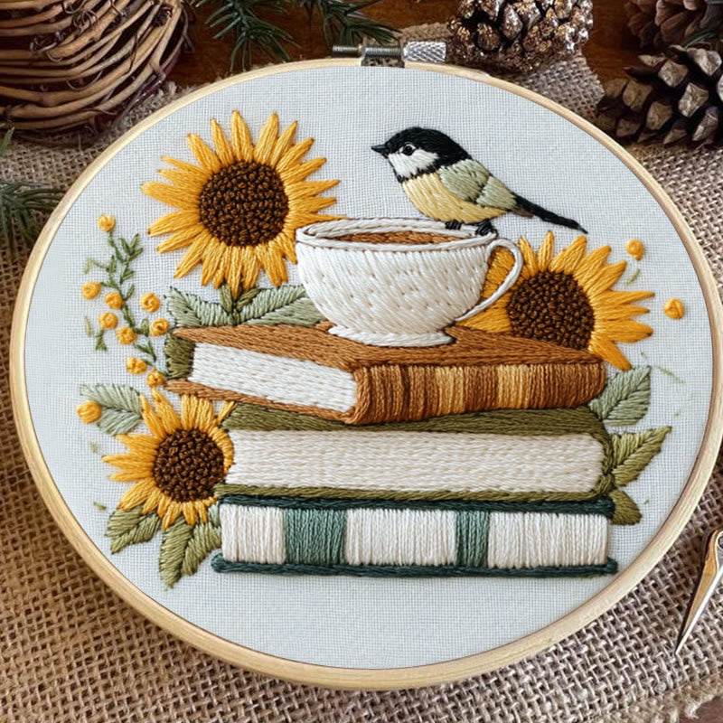 Rubbyoo Embroidery Kit - Sunlit Moments | Cozy Crafts  Wall Decor - image 6