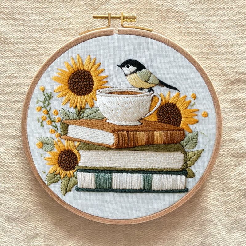 Rubbyoo Embroidery Kit - Sunlit Moments | Cozy Crafts  Wall Decor - image 8