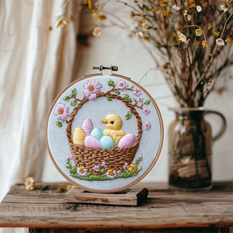 Rubbyoo Embroidery Kit -Easter Basket | Holiday Needlework Gift  DIY Craft Kits - image 1