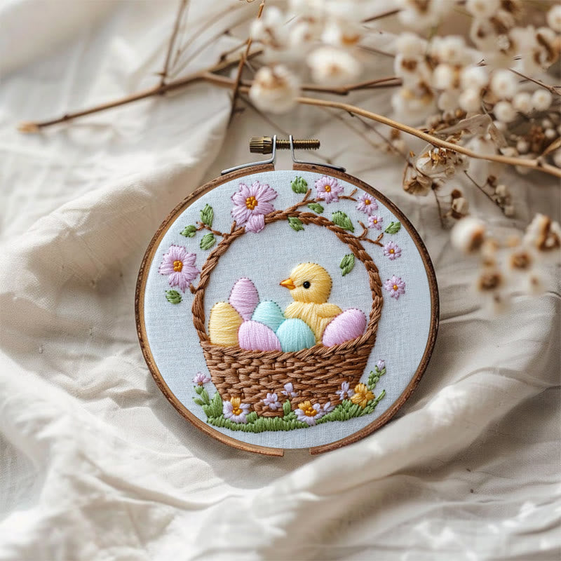 Rubbyoo Embroidery Kit -Easter Basket | Holiday Needlework Gift  DIY Craft Kits - image 3