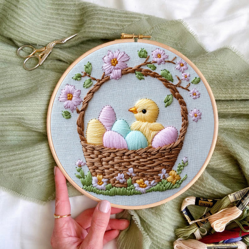 Rubbyoo Embroidery Kit -Easter Basket | Holiday Needlework Gift  DIY Craft Kits - image 6