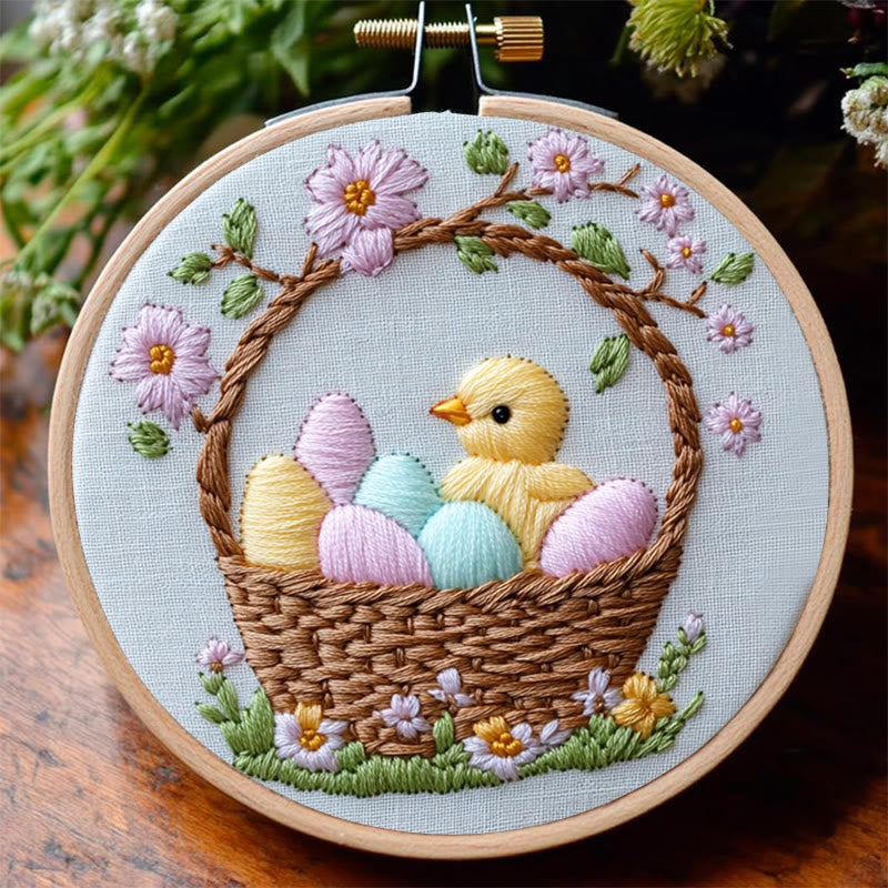 Rubbyoo Embroidery Kit -Easter Basket | Holiday Needlework Gift  DIY Craft Kits - image 5