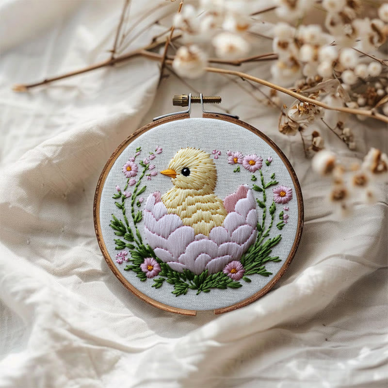Rubbyoo Embroidery Kit -Spring Chick | Holiday Needlework Gift  DIY Craft Kits - image 3