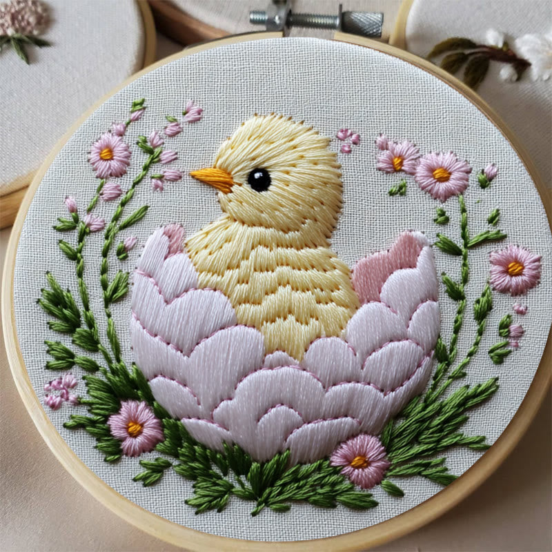 Rubbyoo Embroidery Kit -Spring Chick | Holiday Needlework Gift  DIY Craft Kits - image 4