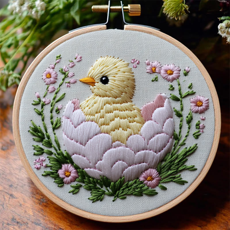 Rubbyoo Embroidery Kit -Spring Chick | Holiday Needlework Gift  DIY Craft Kits - image 5