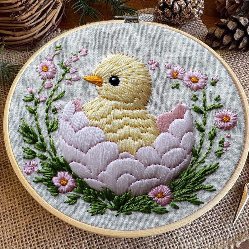 Rubbyoo Embroidery Kit -Spring Chick | Holiday Needlework Gift  DIY Craft Kits - image 7