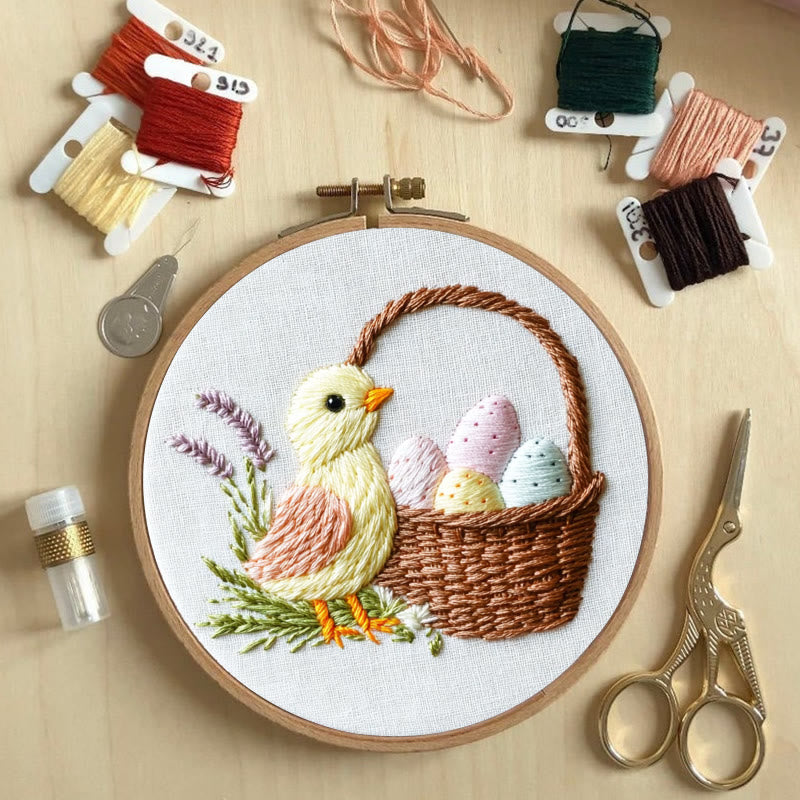 Rubbyoo Embroidery Kit -Easter Chick | Holiday Needlework Gift  DIY Craft Kits - image 3