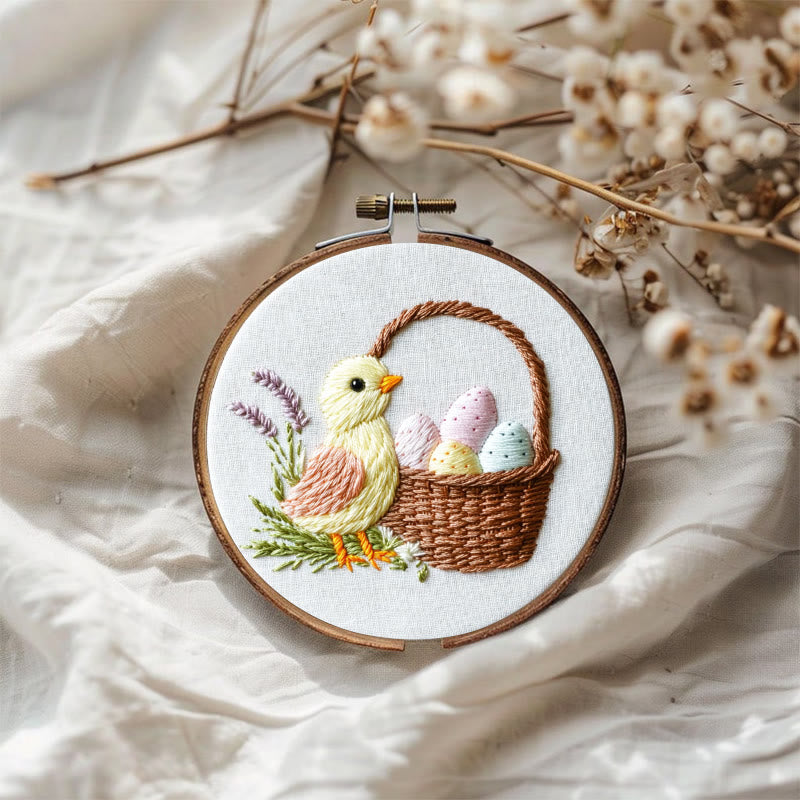 Rubbyoo Embroidery Kit -Easter Chick | Holiday Needlework Gift  DIY Craft Kits - image 2