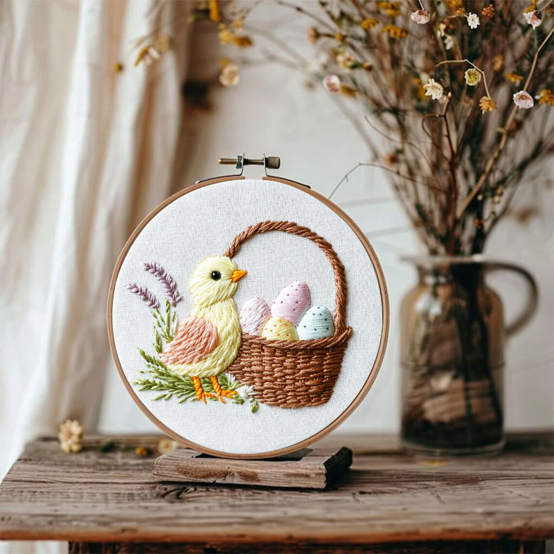 Rubbyoo Embroidery Kit -Easter Chick | Holiday Needlework Gift  DIY Craft Kits - image 1
