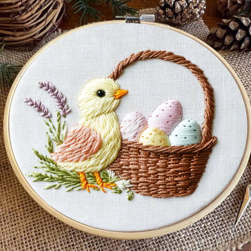 Rubbyoo Embroidery Kit -Easter Chick | Holiday Needlework Gift  DIY Craft Kits - image 6
