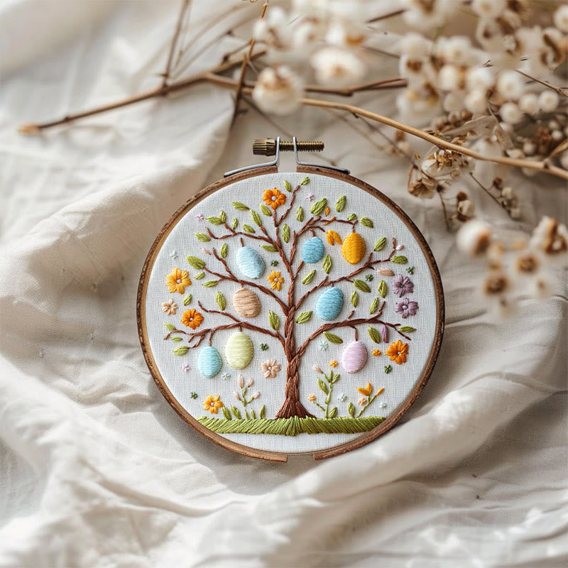 Rubbyoo Embroidery Kit -Easter Tree | Holiday Needlework Gift  For Craft Lover - image 2