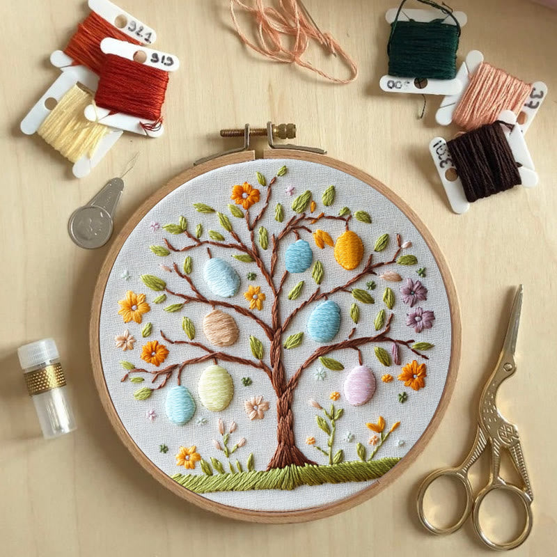 Rubbyoo Embroidery Kit -Easter Tree | Holiday Needlework Gift  For Craft Lover - image 3