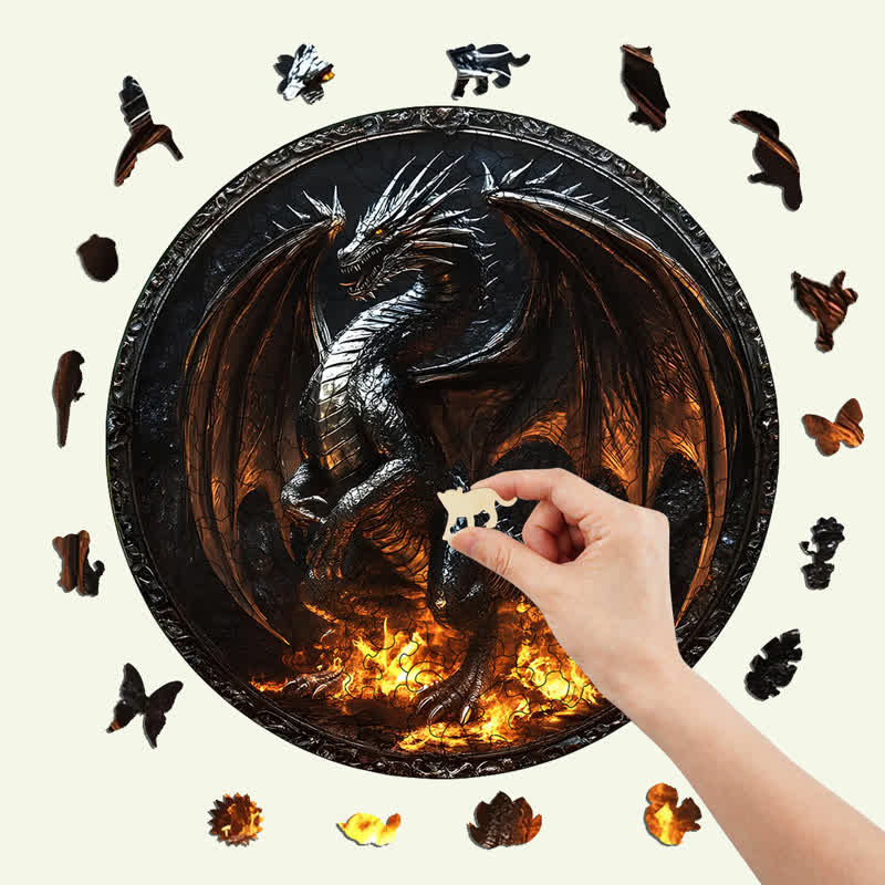 3D Blood of Dragons - Wooden Jigsaw Puzzle - image 5