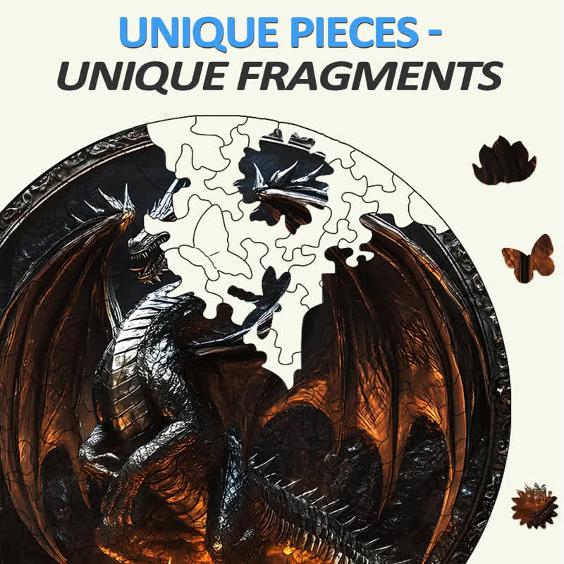 3D Blood of Dragons - Wooden Jigsaw Puzzle - image 3