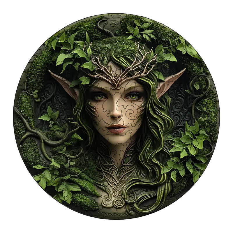 3D Vision Guardian of the Forest - Wooden Jigsaw Puzzle - A3 - Wooden Gift Packaging - image 1