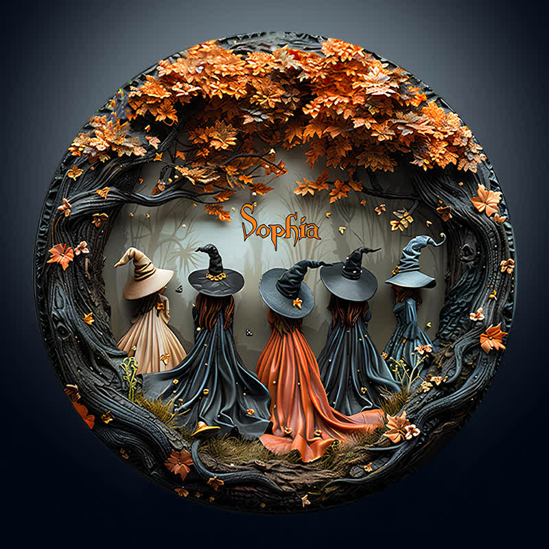 3D Vision Witch Plaque - Wooden Jigsaw Puzzle - image 0