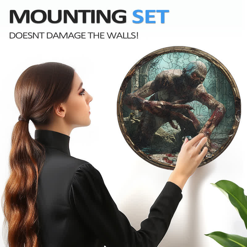 3D Vision Ghouls and Ghasts - Wooden Jigsaw Puzzle - image 3