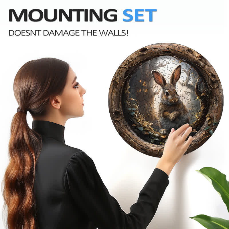 3D Vision Whimsical Worlds Animal Fantasy - Wooden Jigsaw Puzzle - image 7