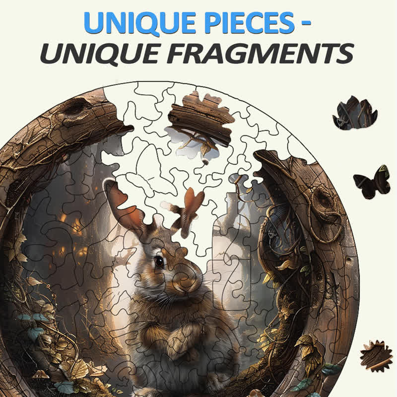 3D Vision Whimsical Worlds Animal Fantasy - Wooden Jigsaw Puzzle - image 4