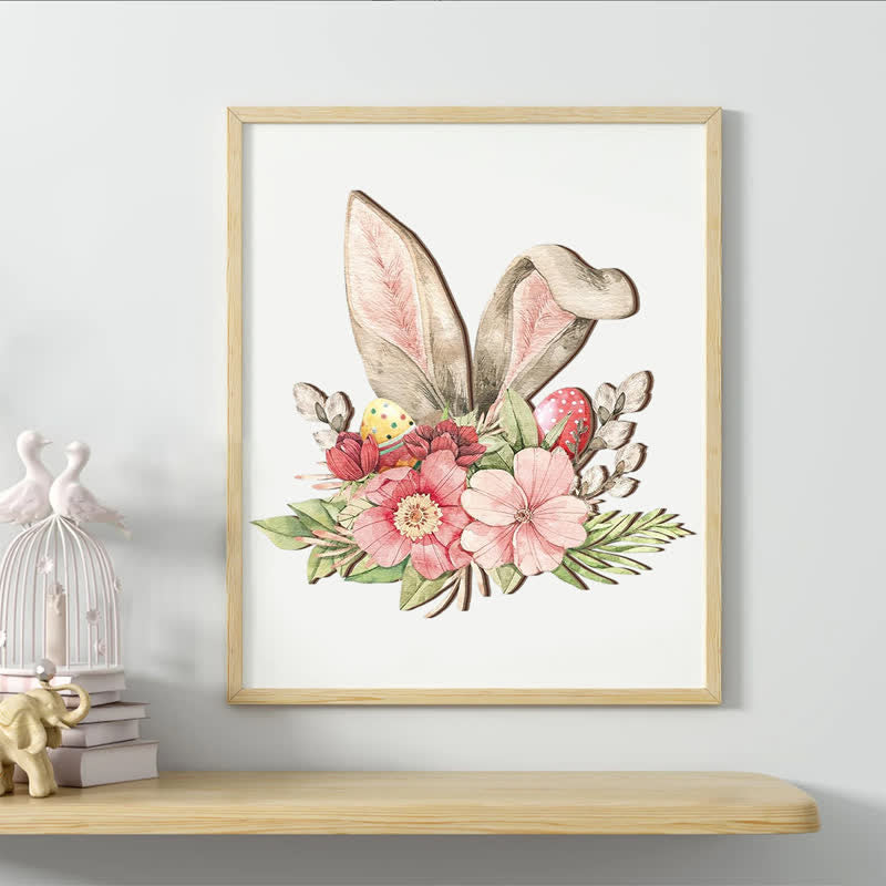 Easter Bunny Ear - Wooden Jigsaw Puzzle - image 7