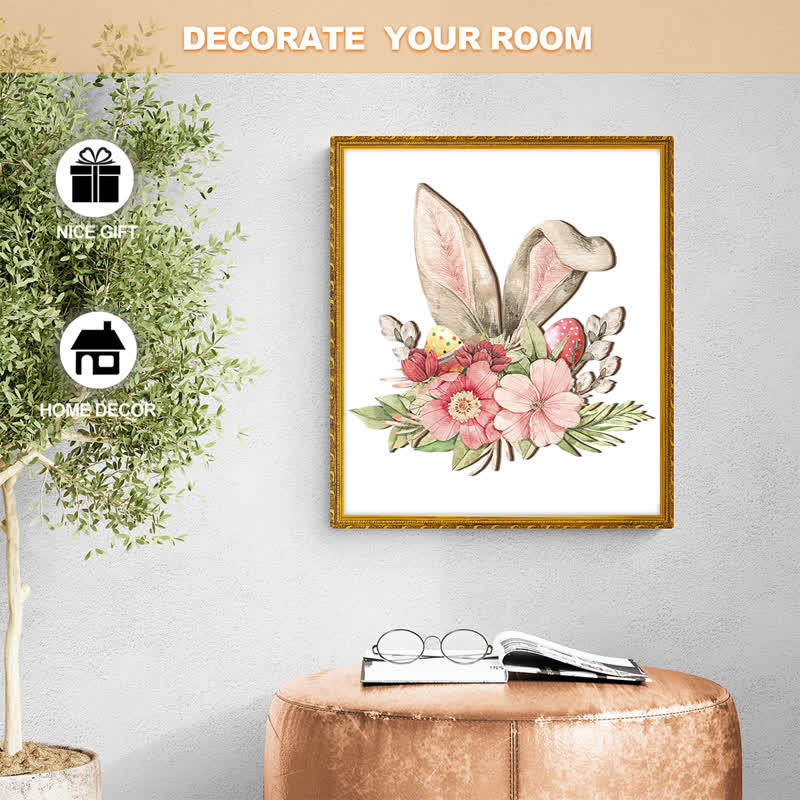 Easter Bunny Ear - Wooden Jigsaw Puzzle - image 4