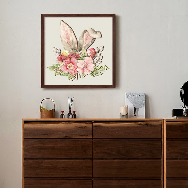 Easter Bunny Ear - Wooden Jigsaw Puzzle - image 8