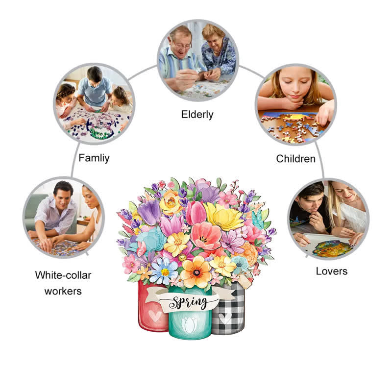 Happy Springs - Wooden Jigsaw Puzzle - image 2