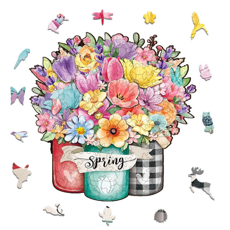 Happy Springs - Wooden Jigsaw Puzzle - image 4