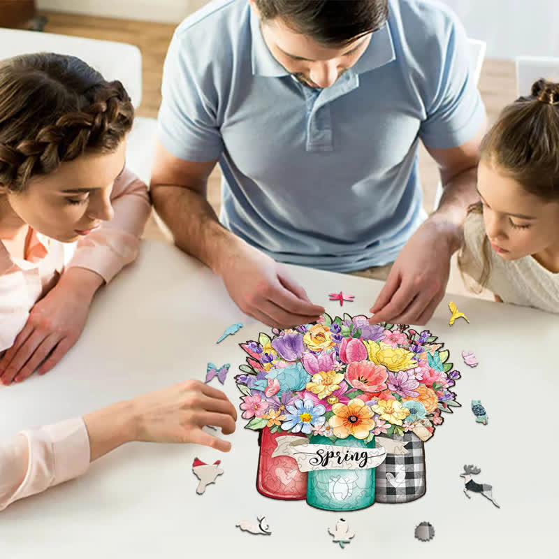 Happy Springs - Wooden Jigsaw Puzzle - image 6