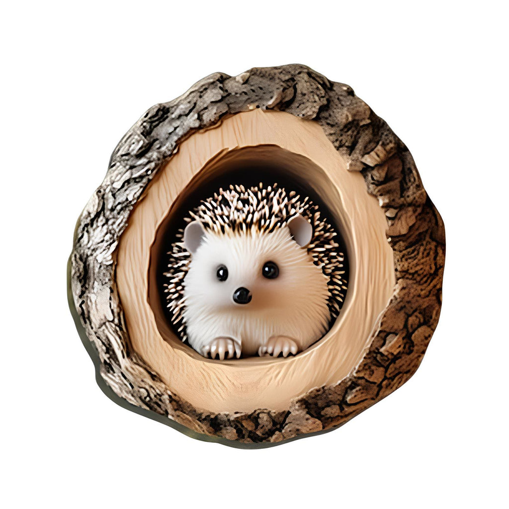3D Vision Hedgehog - Wooden Jigsaw Puzzle - A3 - Wooden Gift Packaging - image 0