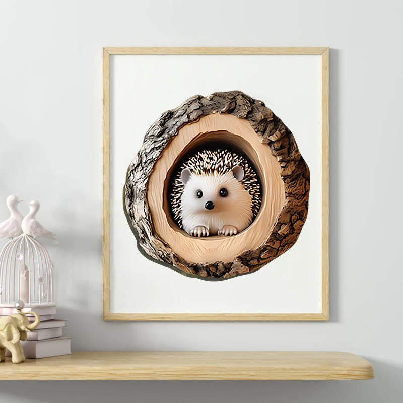3D Vision Hedgehog - Wooden Jigsaw Puzzle - image 4