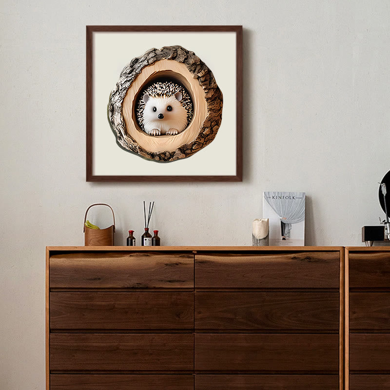 3D Vision Hedgehog - Wooden Jigsaw Puzzle - image 5