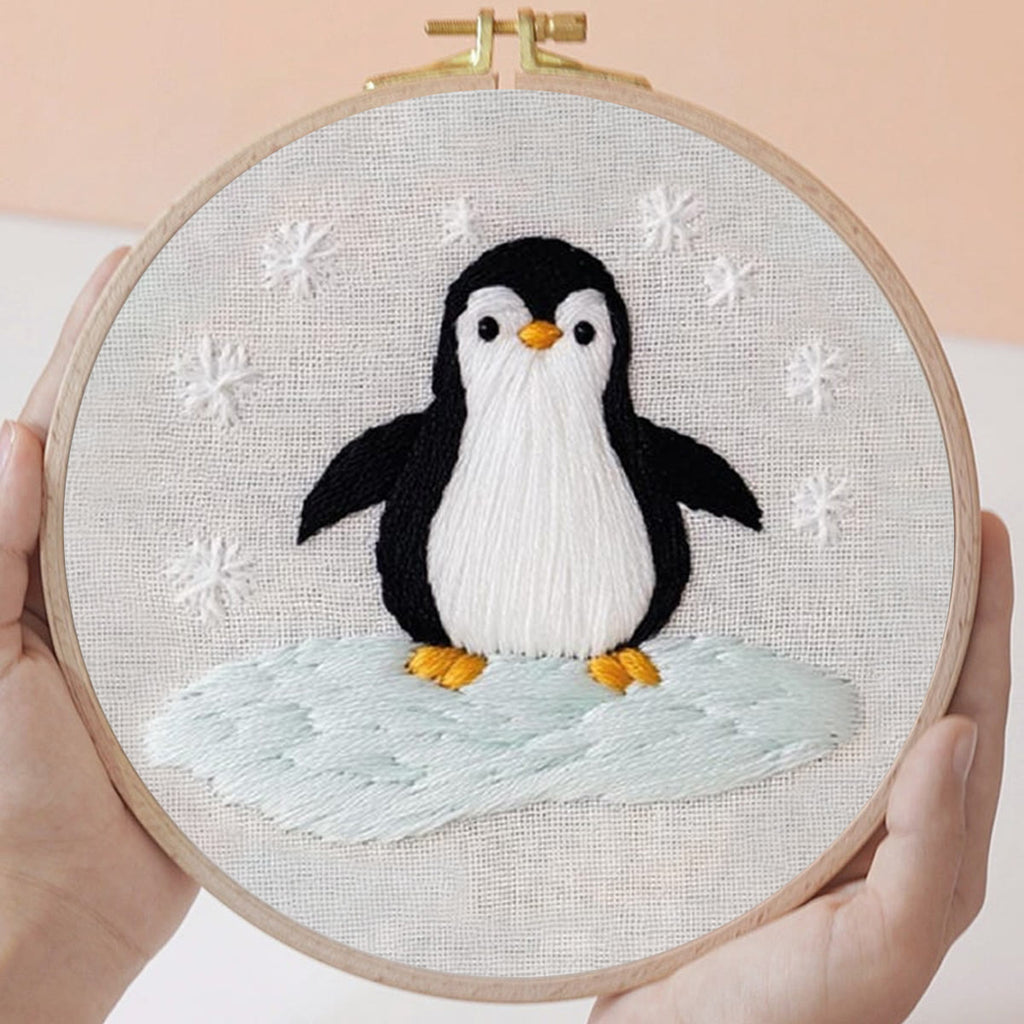 Rubbyoo Embroidery Kit - Cute Penguin | DIY Craft Gift  - image 5