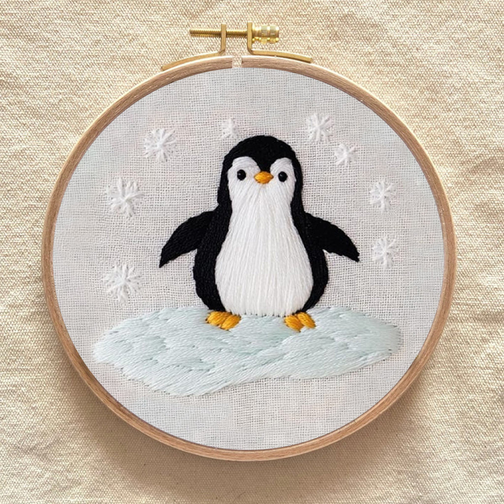 Rubbyoo Embroidery Kit - Cute Penguin | DIY Craft Gift  - image 6