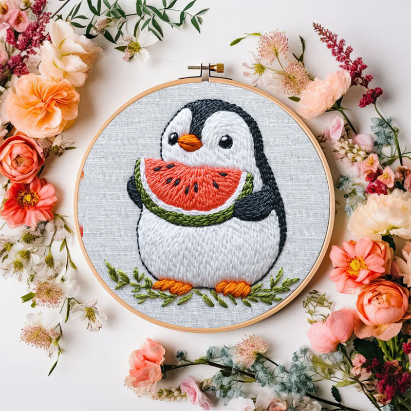Rubbyoo Embroidery Kit - Adorable Penguin |  Needlework  For Beginners - image 4