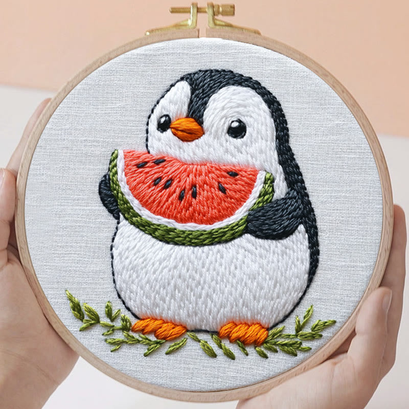 Rubbyoo Embroidery Kit - Adorable Penguin |  Needlework  For Beginners - image 7