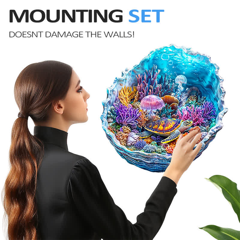 3D Ocean's Embrace - Wooden Jigsaw Puzzle - image 3