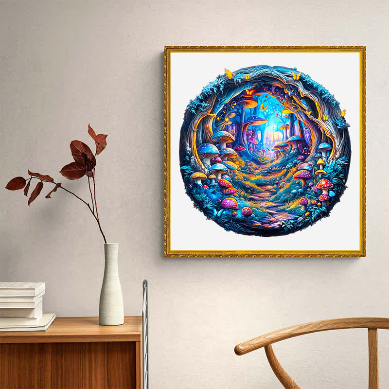 3D Magical Mushrooms - Wooden Jigsaw Puzzle - image 5