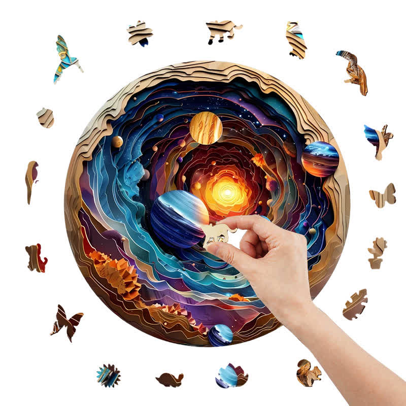 3D Planet - Wooden Jigsaw Puzzle - image 5