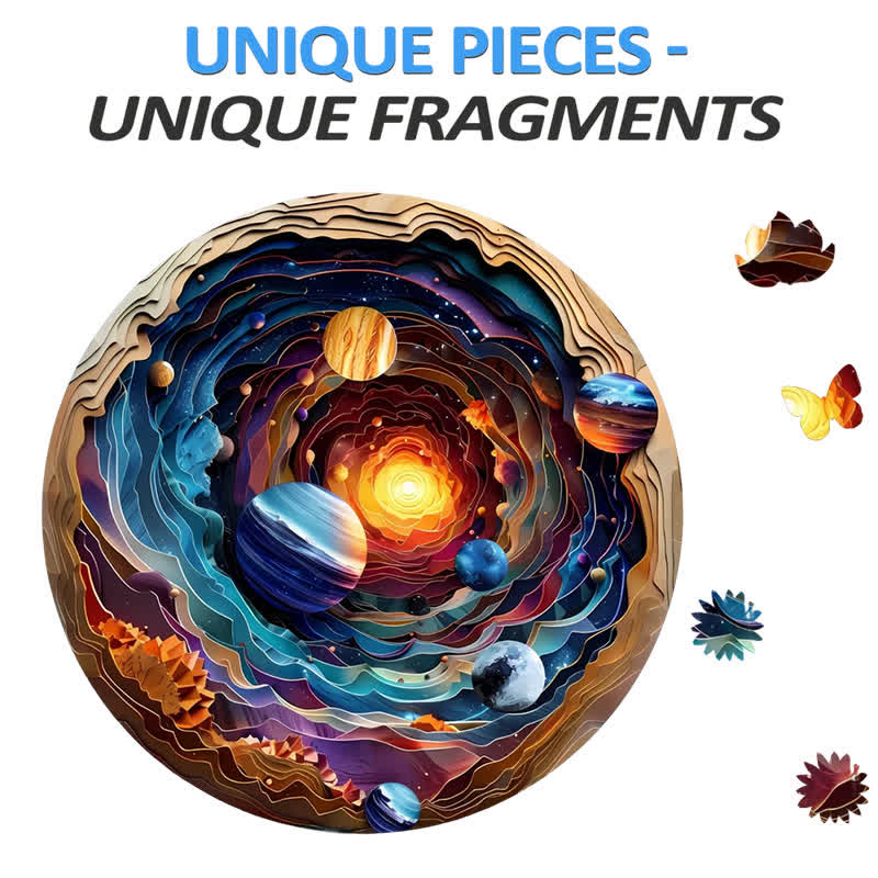 3D Planet - Wooden Jigsaw Puzzle - image 6