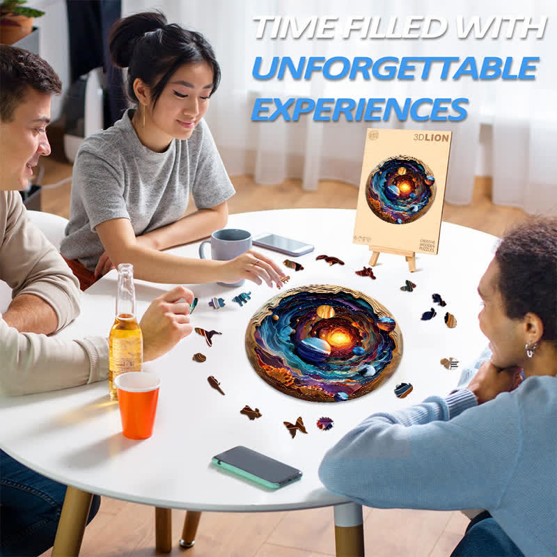 3D Planet - Wooden Jigsaw Puzzle - image 7